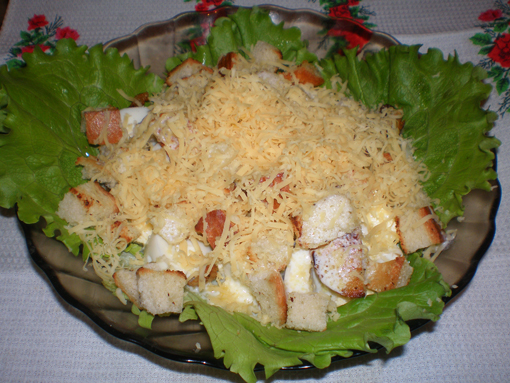 Рецепт салат цезарь с курицей и сухариками с пошаговыми фото на Вива вумен