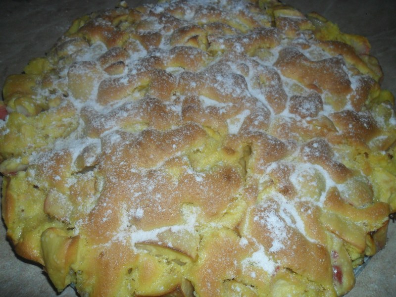 Пирог шарлотка с яблоками рецепт простой с пошаговым фотогографиями