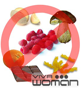 Группы продуктов недопустимых при гипоаллергенной диете 